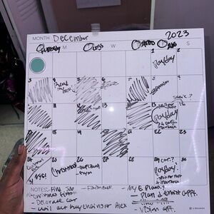 Dry erase white board